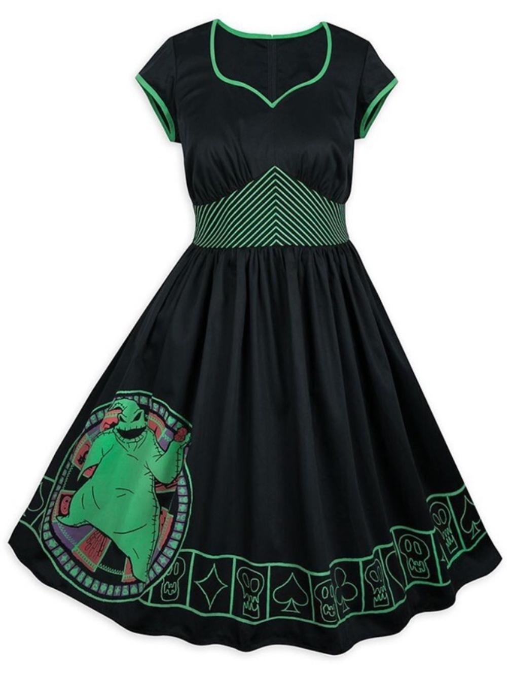 Disney Dress Shop The Nightmare Before Christmas Oogie Boogie Dress LARGE - NEW